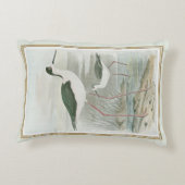 水のそばの黒い首のスチル アクセントクッション (裏面)