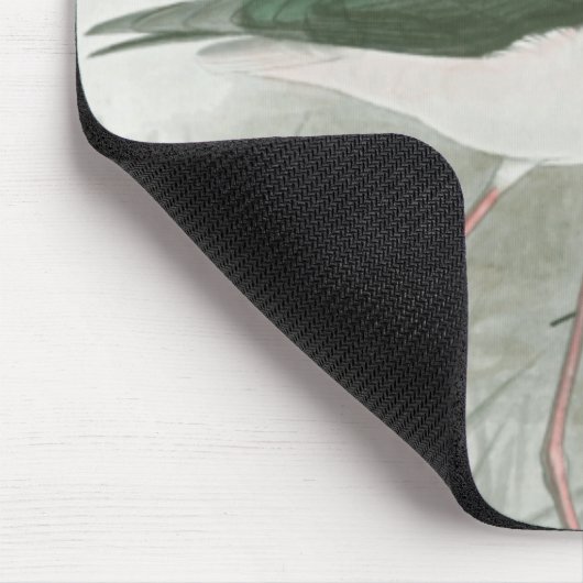 水のそばの黒い首のスチル マウスパッド (コーナー)