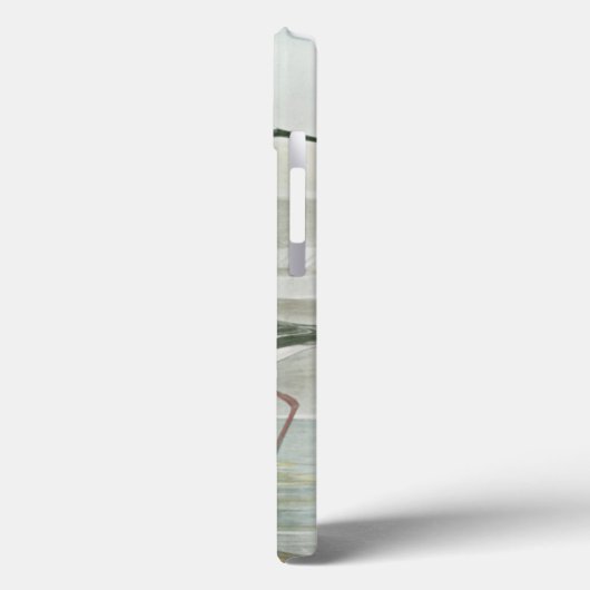 水のそばの黒い首のスチル Case-Mate iPhoneケース (裏面 / 左)