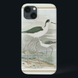 水のそばの黒い首のスチル iPhone 13ケース<br><div class="desc">曇った日シンプルに水のそばに立つ黒い首の付いた2本のスチルの美しいアートのプリント素晴らしは、どのザズル製品にも完璧に見える。ニュートラルカラーはリラックス非常に多く、家や素晴らしオフィスに追加するだろう。</div>