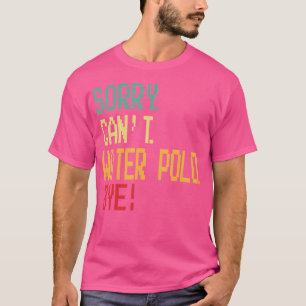 水のためにポロバイおもしろいデザインを水にできない Tシャツ