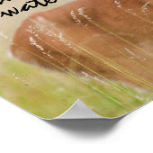 水のための鹿のパンツとしてバイブル聖句詩篇42:1 ポスター (角)