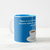 水のない命はない ツートーンマグカップ (正面左)