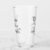 水のみ |大人の飲料ユーモア引用文 エレガント タンブラーグラス (右)
