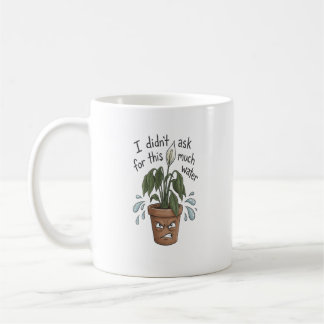 水のやりすぎ - 面白い植物マグカップ コーヒーマグカップ