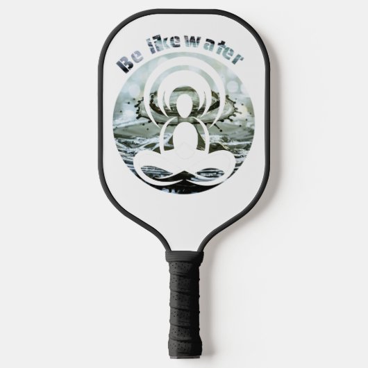 水のように毎日の禅 ピックルボールラケット (正面)