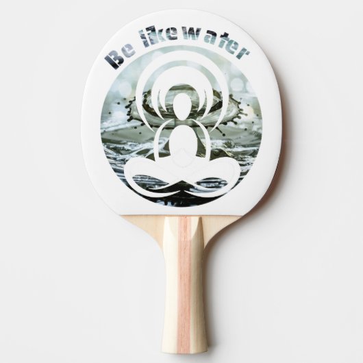 水のように毎日の禅 卓球ラケット (正面)