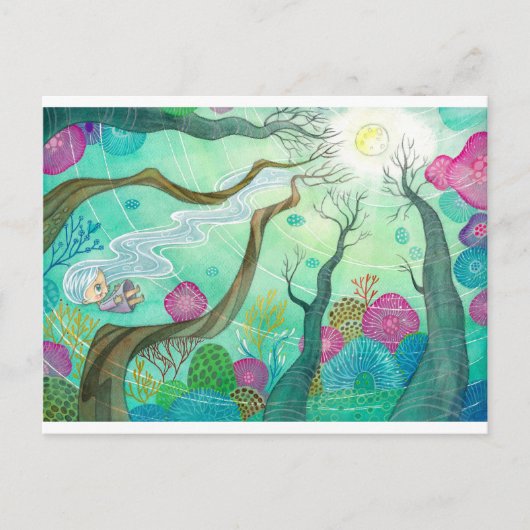 水のように流れる ポストカード (正面)