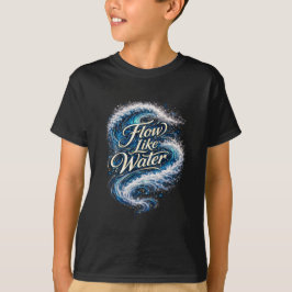 水のように流れる Tシャツ