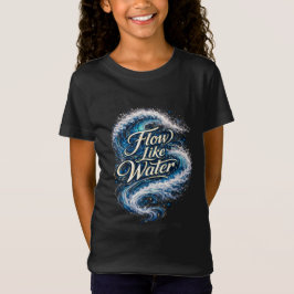 水のように流れる Tシャツ