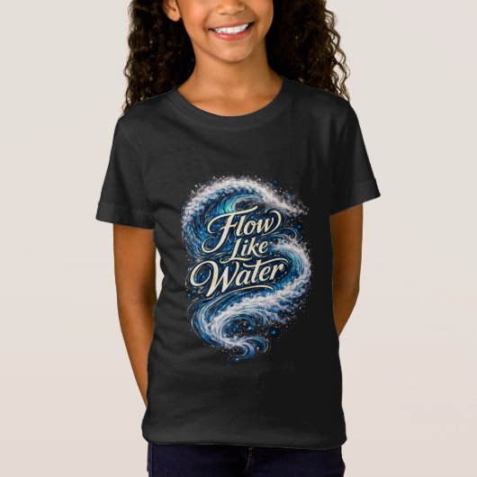 水のように流れる Tシャツ (正面)