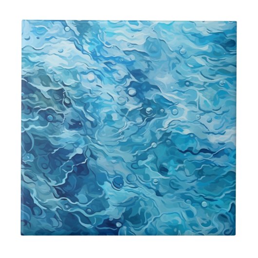 水のように見えるタイル タイル (正面)