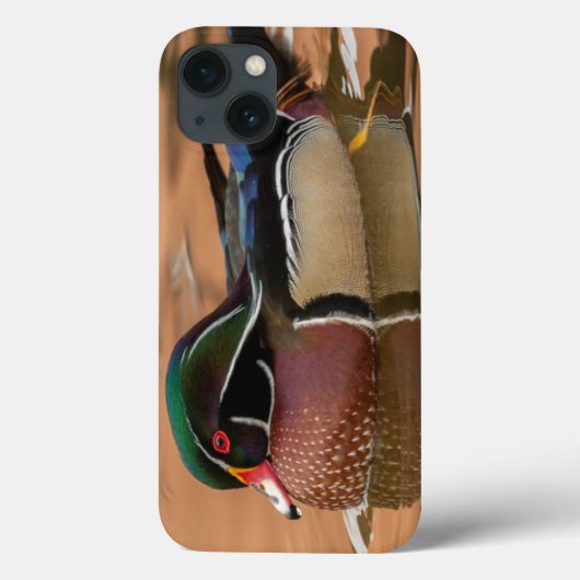 水のアメリカオシの水泳 Case-Mate iPhoneケース (裏面)