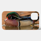 水のアメリカオシの水泳 Case-Mate iPhoneケース (裏面 (横))