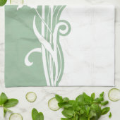 水のアール・デコの紙 キッチンタオル (折り畳み)