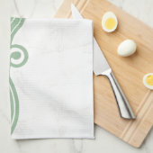 水のアール・デコの紙 キッチンタオル (四つ折り)