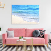 水のエッジ4 キャンバスプリント (インサイチュ (リビング))