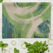 水のエッジ キッチンタオル (折り畳み)