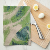 水のエッジ キッチンタオル (四つ折り)