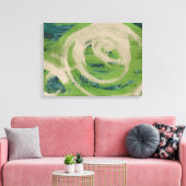 水のエッジ キャンバスプリント (インサイチュ (リビング))