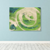 水のエッジ キャンバスプリント (インサイチュ (ウッドフロア))