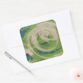 水のエッジ スクエアシール (封筒)