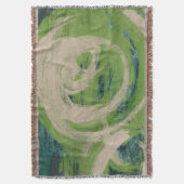 水のエッジ スローブランケット (正面縦)