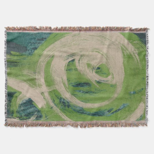 水のエッジ スローブランケット (正面)