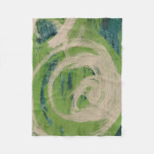 水のエッジ フリースブランケット (正面)