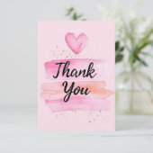 水のエレガント色のハート カード (スタンド正面)