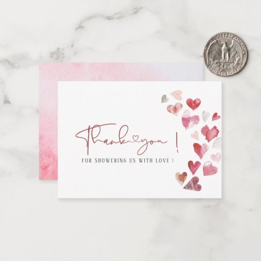 水のエレガント色は少し甘い ノートカード (正面/裏面インサイチュ)