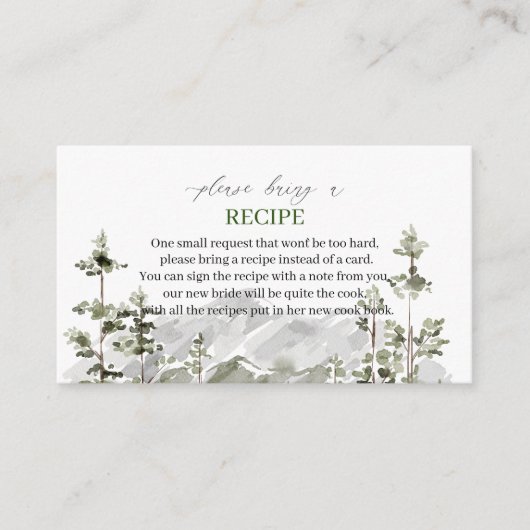 水のエレガント色は、冒険を再び始める エンクロージャーカード (正面)