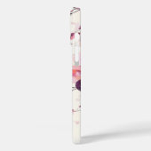 水のエレガント色フローラと分岐のパターン Case-Mate iPhoneケース (裏面 / 左)