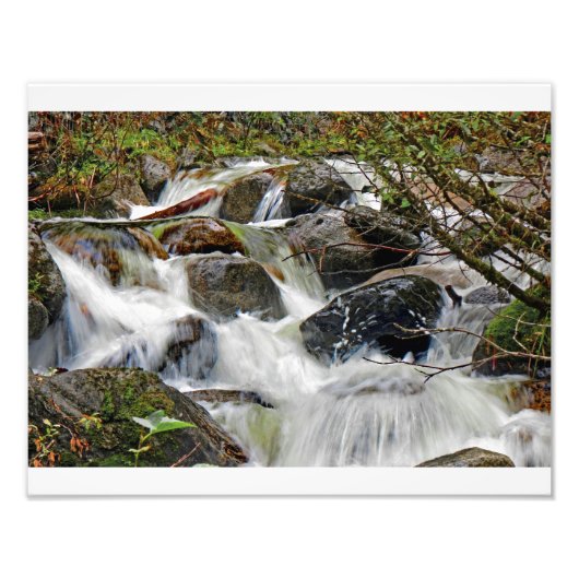 水のカスケード1 フォトプリント            (正面)