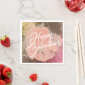 水のカラスプラッシュとハッピーガレントイン スタンダードカクテルナプキン (インサイチュ)