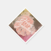 水のカラスプラッシュとハッピーガレントイン スタンダードカクテルナプキン (角)