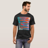 水のカラフル波紋 Tシャツ (正面フル)