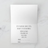 水のカラフル色の家の新しいアドレスカード 案内状 (内部)