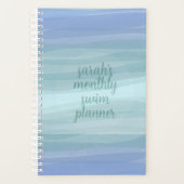 水のカラーウェーブマーメイド月次スイムプランナー プランナー手帳 (正面)