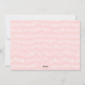 水のカラースプラッシュ |ホリデーカード シーズンカード (裏面)