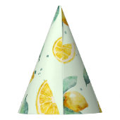 水のカラーレモン パーティーハット (裏面)