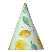 水のカラーレモン パーティーハット (右)