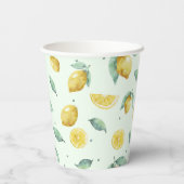 水のカラーレモン 紙コップ (裏面)