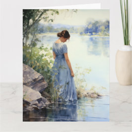 水のカードによる静かな考え カード