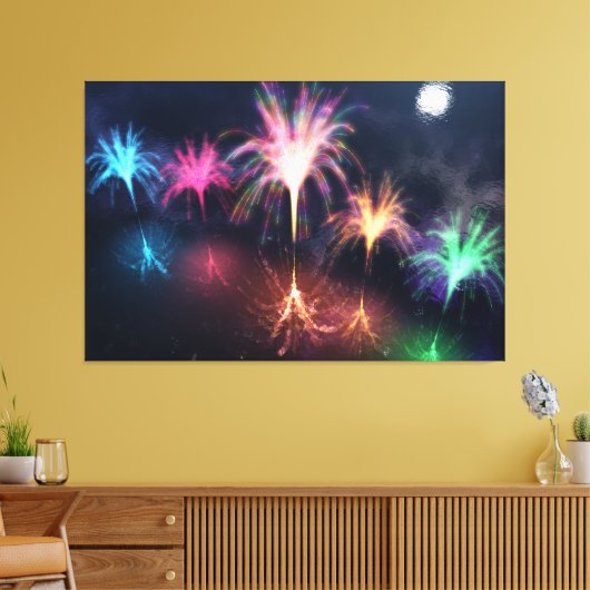 水のキャンバス印刷で起動 キャンバスプリント (インサイチュ (リビング))