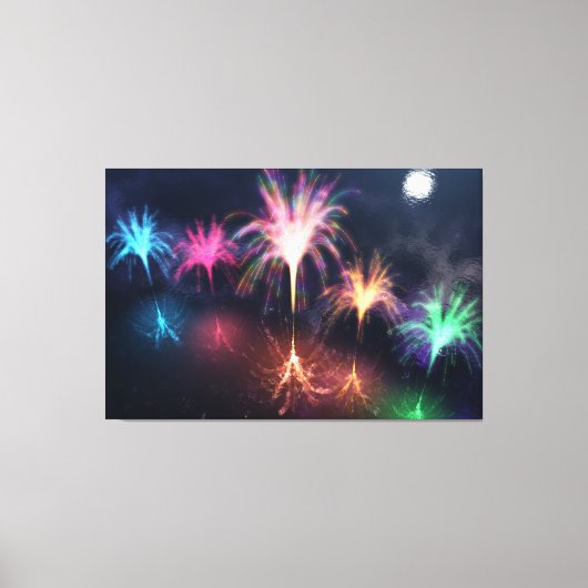 水のキャンバス印刷で起動 キャンバスプリント (正面)