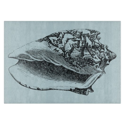 水のコンシュの貝 カッティングボード (正面)