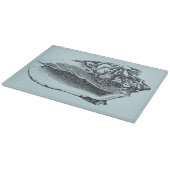 水のコンシュの貝 カッティングボード (角)