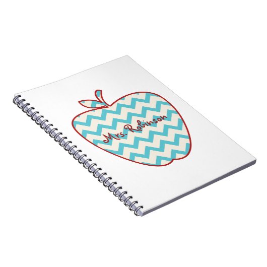 水のシェブロンAppleの先生 ノートブック (右側)