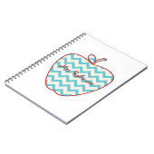 水のシェブロンAppleの先生 ノートブック (左側)